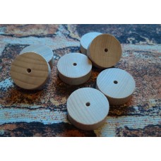 Holzrad, glatt - 30 mm Durchmesser